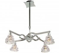 Lampara 4 luces telescopica